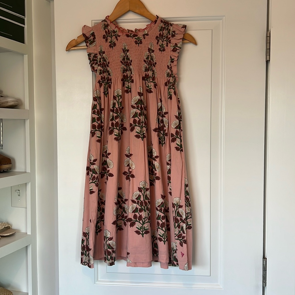Pink Chicken Floral Dress Size 12